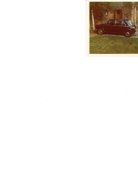 Picture taken in Bunde, Holland, whilst I was in the RAF. I purchased the car brand new in 1971, an Austin 1300 on British Forces plates HE-737B. Sold it in 1973.