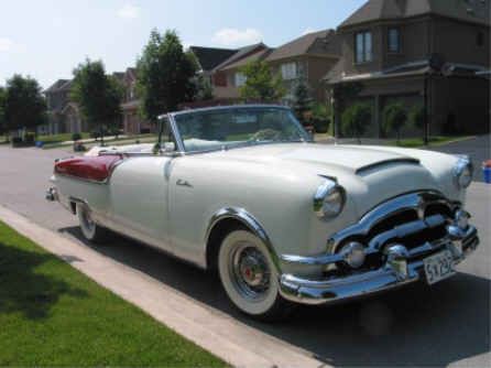 This is my '54 Caribbean, which I have owned since '83. The '54 differs from the '53 mainly in the chrome side trim, not having full rear fender wheel cutouts, more engine power and a different dashbo