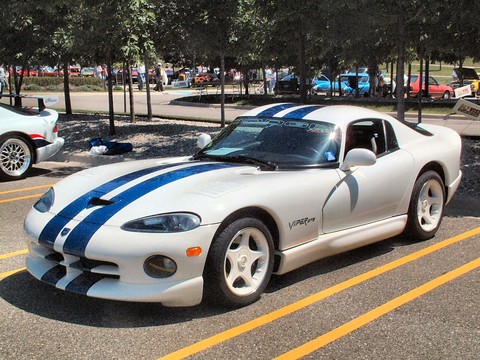 1996 Dodge Viper Gts White With Blue Stripes Fvl 2004 Cema F
