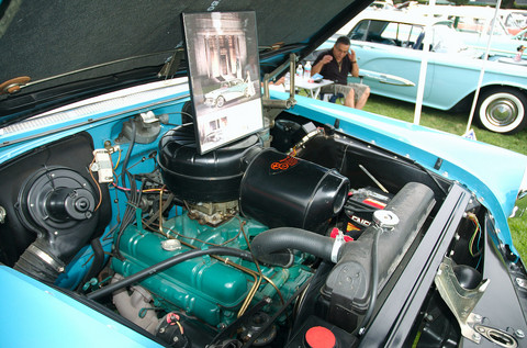 1956 Buick Century Riviera Sedan White Over Light Blue