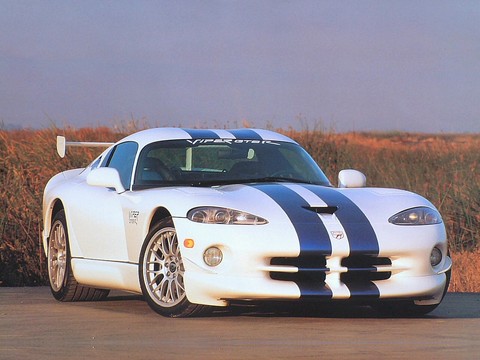 1998 Dodge Viper Gts R White With Blue Stripes Fvl Picture