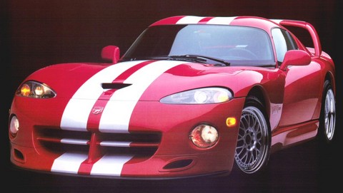 1999 Dodge Viper Gts R Red With White Stripes Lfvl Picture