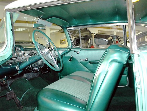 1955 Buick Century Riviera Coupe-litegreen&white-interior ... 1955 Buick Century Riviera Coupe-litegreen&white-interior ...